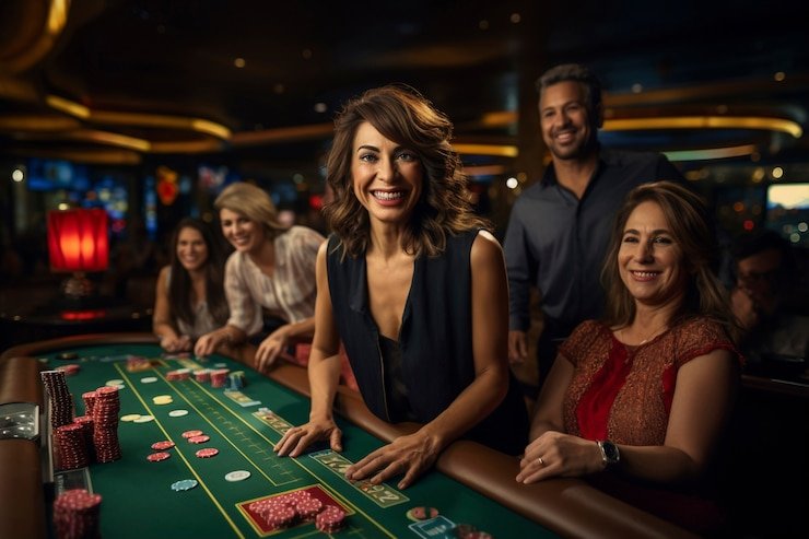 Live blackjack table interface on kanal4d Desktop Site with multi-camera controls